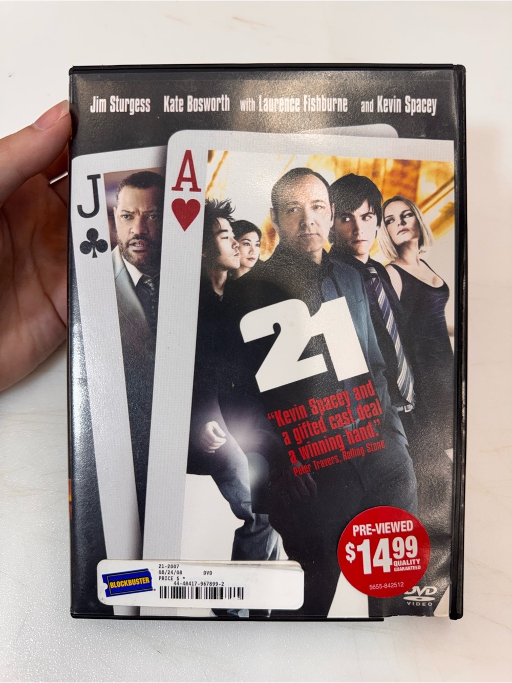 21 (DVD, 2008) Disc Tested Working Movie